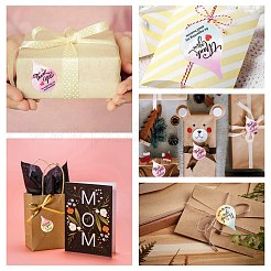 Слово спасибо слезинка ролл наклейки DIY-B031-03