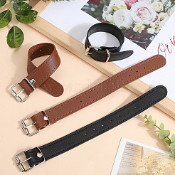 2 пара ремней из искусственной кожи двух цветов AJEW-GF0009-24
