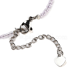 Природный аметист кулон ожерелье&nbsp;NJEW-G143-02L