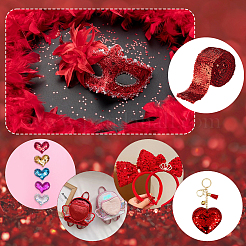 Пластиковые эластичные бусины-пайетки в 8 ряд. OCOR-WH0088-09