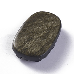 Натуральные золотистые обсидианные подвески&nbsp;G-P418-12