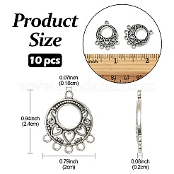 Сплав люстра компонента соединения тибетском стиле TIBE-YW0001-51