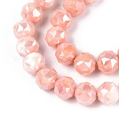 Антикоррозийные гальванические стеклянные бусины&nbsp;X-GLAA-N010-10mm-05