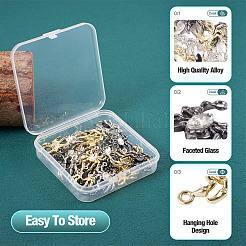 24 шт. подвеска в виде паука из двухцветного стекла&nbsp;FIND-TA0003-07