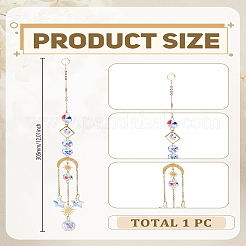 1шт подвесные хрустальные колокольчики 