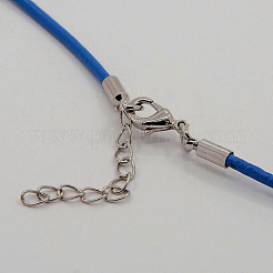 Кожаный шнур ожерелье материалы MAK-F002-05