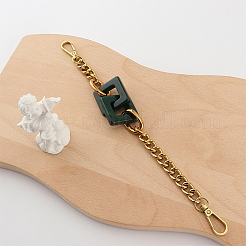 Акриловые ручки для сумок с квадратными звеньями&nbsp;FIND-WH0135-36