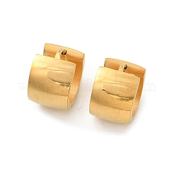 Серьги-кольца из нержавеющей стали 304 с эффектом полировки&nbsp;EJEW-M001-29B-G