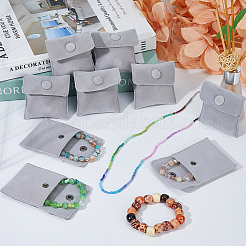 24 шт. квадратные бархатные мешочки для украшений TP-FI0001-02D