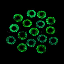 Светящиеся глаза печатные стеклянные кабошоны GGLA-WHC0002-10mm