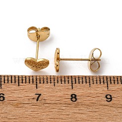 Серьги-гвоздики из нержавеющей стали 304 EJEW-Z134-03G