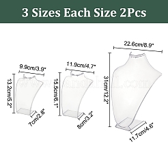 6 шт. 3 стиля пластиковых бюстов&nbsp;NDIS-AR0001-01
