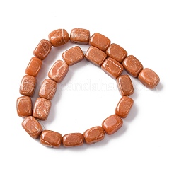 Натуральный красный авантюрин бисер нитей G-H331-B02