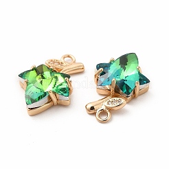 Латунь со стеклянными подвесками k9&nbsp;KK-B071-14G-06