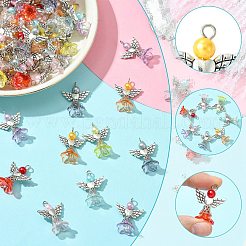 70шт. подвеска из акрила и сплава в 7 стилях&nbsp;PALLOY-CJ00141