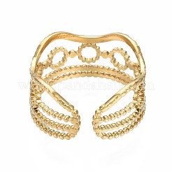 Кольцо-манжета из нержавеющей стали 304 с открытым креплением&nbsp;RJEW-T023-36G