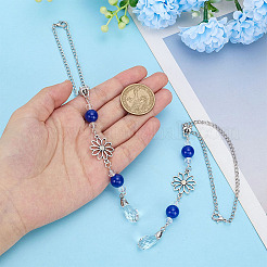 2 шт. подвеска из сплава в виде цветка&nbsp;HJEW-ME0001-07B