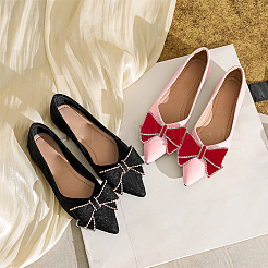 4 шт. 2-х цветные украшения для обуви из страз DIY-WR0004-10