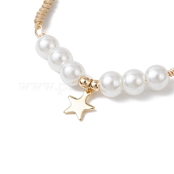 4 шт. браслеты с подвесками из нержавеющей стали 304 BJEW-JB12518