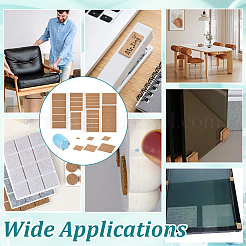 240 шт. 6 вида самоклеящихся пробковых листов&nbsp;AJEW-GA0008-66