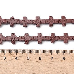 Синтетические бусины из лавы G-B087-01A-07