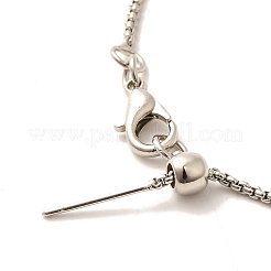 Латунные браслеты-цепочки для женщин&nbsp;BJEW-G735-15P