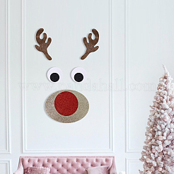 2 комплект рождественских украшений из нетканых материалов&nbsp;DIY-GF0011-77A