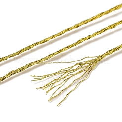 10 моток двухслойной мулине из металлизированного полиэстера для вышивания OCOR-Q057-A06