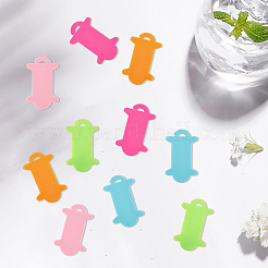 100 шт. 5 вида пластиковых катушек для ниток&nbsp;AJEW-SC0003-96