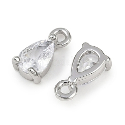 Латунные микро проложить кубического циркония подвески&nbsp;X-KK-K374-07P-03