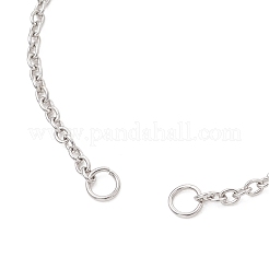 2 шт. 2 варианта цепочек-слайдеров из нержавеющей стали 304 толщиной 2.5 мм для изготовления браслетов.&nbsp;AJEW-JB01522