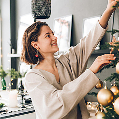 4 шт. 2 стильных рождественских носка и шапки&nbsp;EJEW-AN0002-36