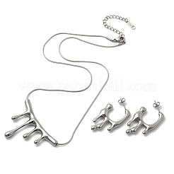 Комплекты украшений из нержавеющей стали 304 SJEW-P007-01P