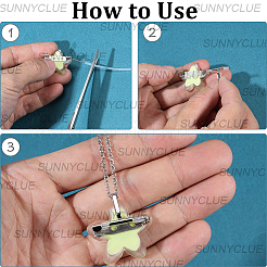 Сплав брошь конвертировать ожерелья подвеска крючки&nbsp;FIND-SC0019-05