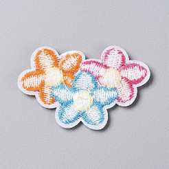 Компьютеризированная вышивка тканью утюжок на / шить на заплатках DIY-P006-12