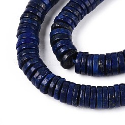 Нитки бусины из натурального ляписа-лазури G-T142-6mm-11