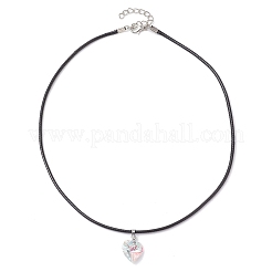 8 шт. 8 стиля гальванизированного стекла сердце цветок луна подвеска ожерелье&nbsp;NJEW-JN05136