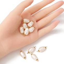 Акриловые подвески с искусственным жемчугом&nbsp;PALLOY-YW0001-51