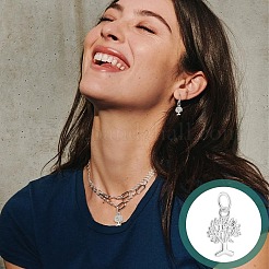 6 шт. 925 подвески из стерлингового серебра&nbsp;STER-PH0002-41