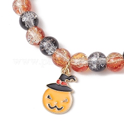 6шт наборы браслетов из стеклянных бусин на тему Хэллоуина&nbsp;BJEW-JB12117