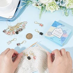 Маркеры с замком в виде черепахи HJEW-SC0001-39