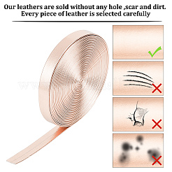 Мягкий плоский шнур из искусственной кожи&nbsp;LC-WH0006-03D-03