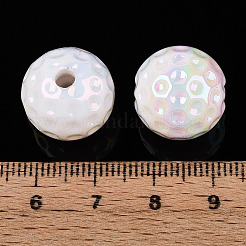 Непрозрачные акриловые бусины с УФ-покрытием&nbsp;OACR-T028-63A