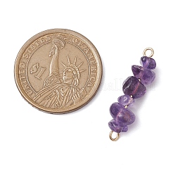 7 шт. 7 стиля чакра натуральная красная яшма & хаулит & тигровый глаз & сердолик & зеленый авантюрин & лазурит & аметист чип бисерные подвески-соединители PALLOY-JF02893