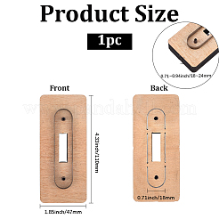 Фиксированная планка деревянный инструмент шаблон ступица резец штамп&nbsp;WOOD-WH20017-04A
