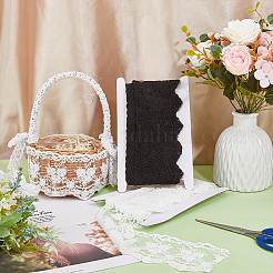 8 ярд двухцветной хлопковой кружевной отделки SRIB-HY0001-06