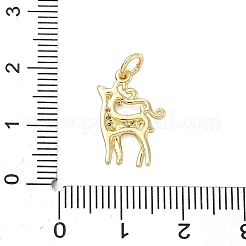 Латунные микро проложить кубического циркония подвески&nbsp;KK-K368-06D-G