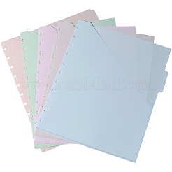 5 шт. листы-разделители для блокнота в полипропиленовом переплете&nbsp;AJEW-WH20006-191A