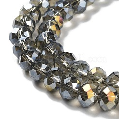 Стеклянные бусины с гальваническим покрытием &nbsp;EGLA-A034-T1mm-B19