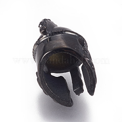 Бусины из нержавеющей стали 304 со стразами STAS-F212-067B